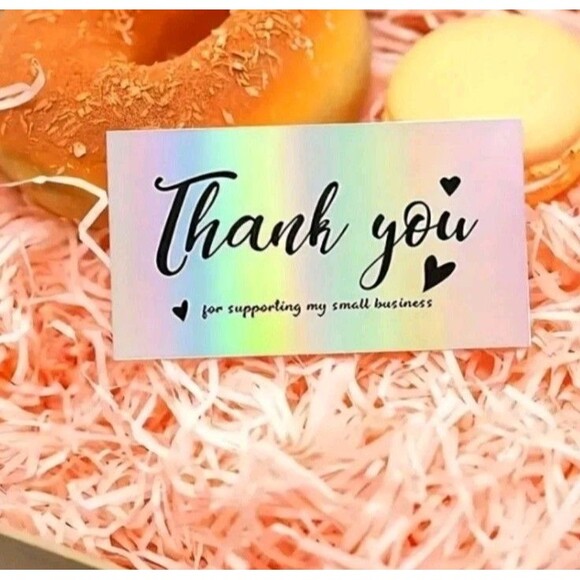 550 Pieces Thank You Cards and Stickers Set - Picture 3 of 4